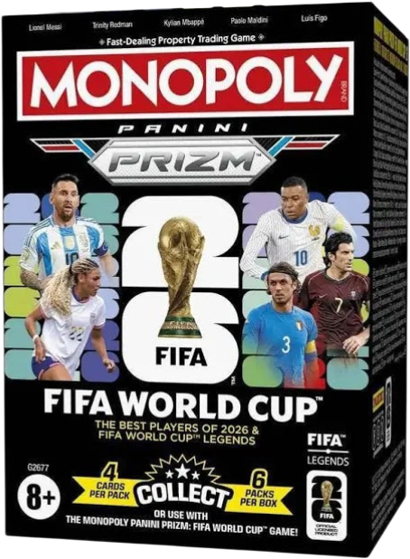 2026 Panini Prizm Monopoly FIFA World Cup Blaster Box