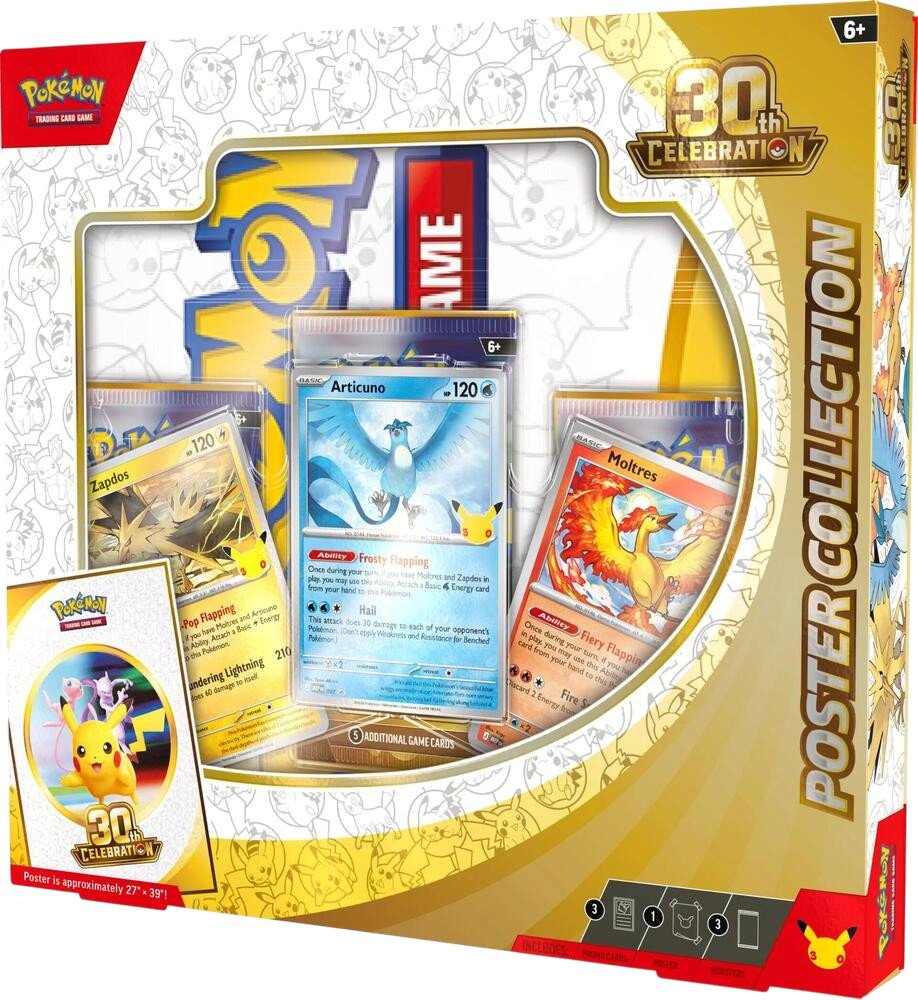 30th Celebration Poster Collection - ME: 30th Celebration (30C) Pokemon