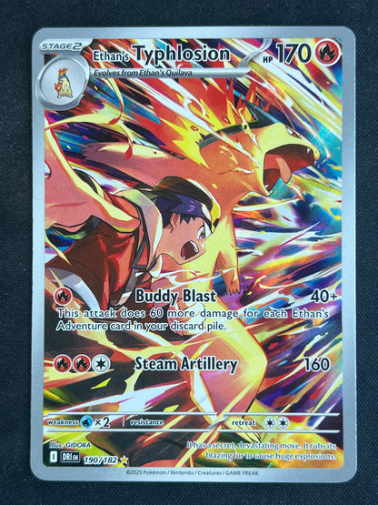 Ethan's Typhlosion - 190/182 - SV10: Destined Rivals (DRI) NM Pokemon