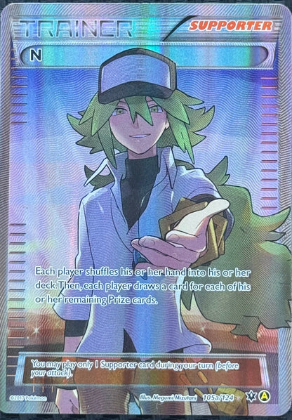N (Supporter) - 105a/124 - Alternate Art Promos (PR) (Lightly-Moderately Played)