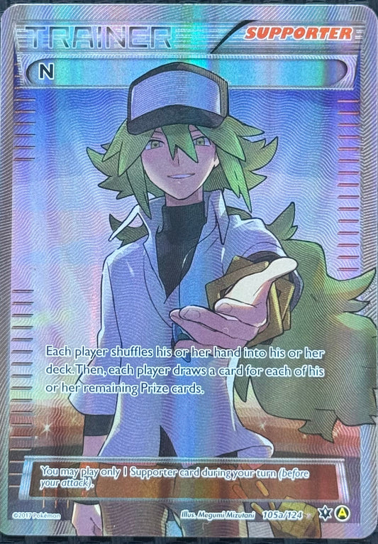 N (Supporter) - 105a/124 - Alternate Art Promos (PR) (Lightly-Moderately Played)