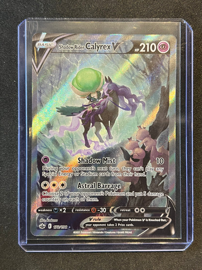 Shadow Rider Calyrex V (Alternate Full Art) - SWSH06: Chilling Reign (SWSH06) Pokemon