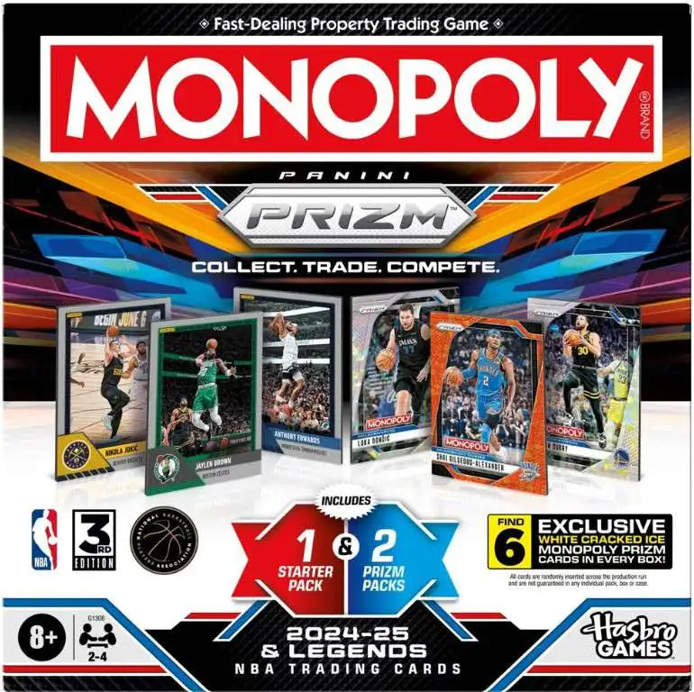 Panini NBA Monopoly 2024-25 Prizm Basketball Game Set