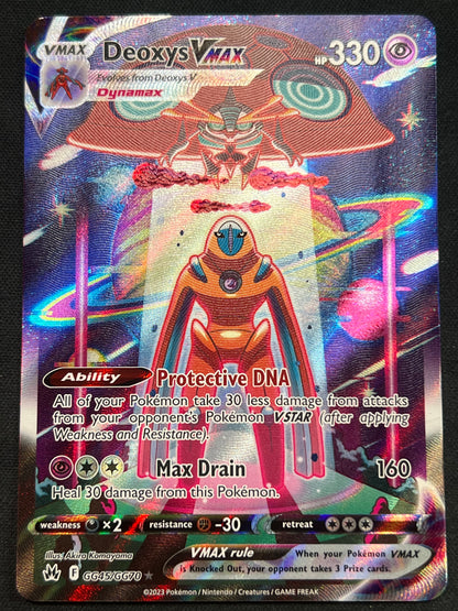 Deoxys VMAX - SWSH: Crown Zenith: Galarian Gallery (CRZ:GG) Pokemon