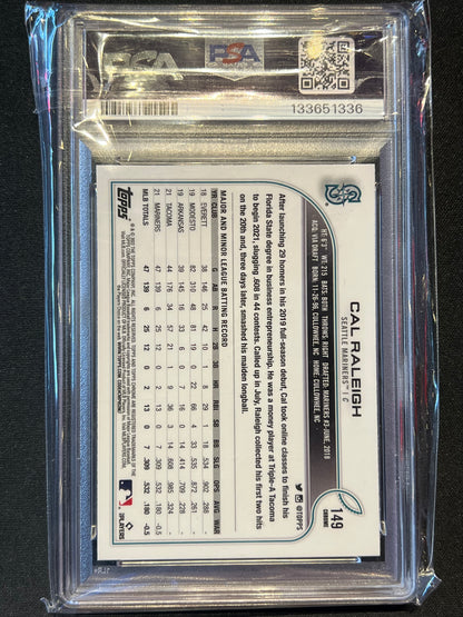 2022 Topps Chrome - Cal Raleigh #149 (RC) PSA 10