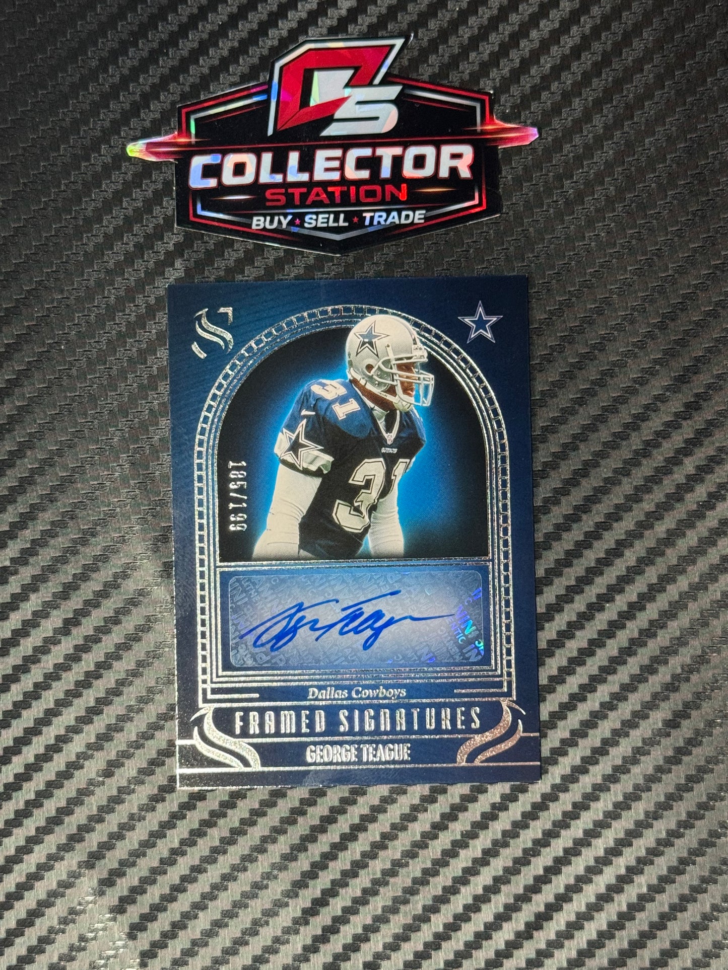 2025 Panini Silhouette- George Teague Framed Signatures /199  #FS-GTE