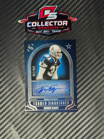 2025 Panini Silhouette- George Teague Framed Signatures /199  #FS-GTE