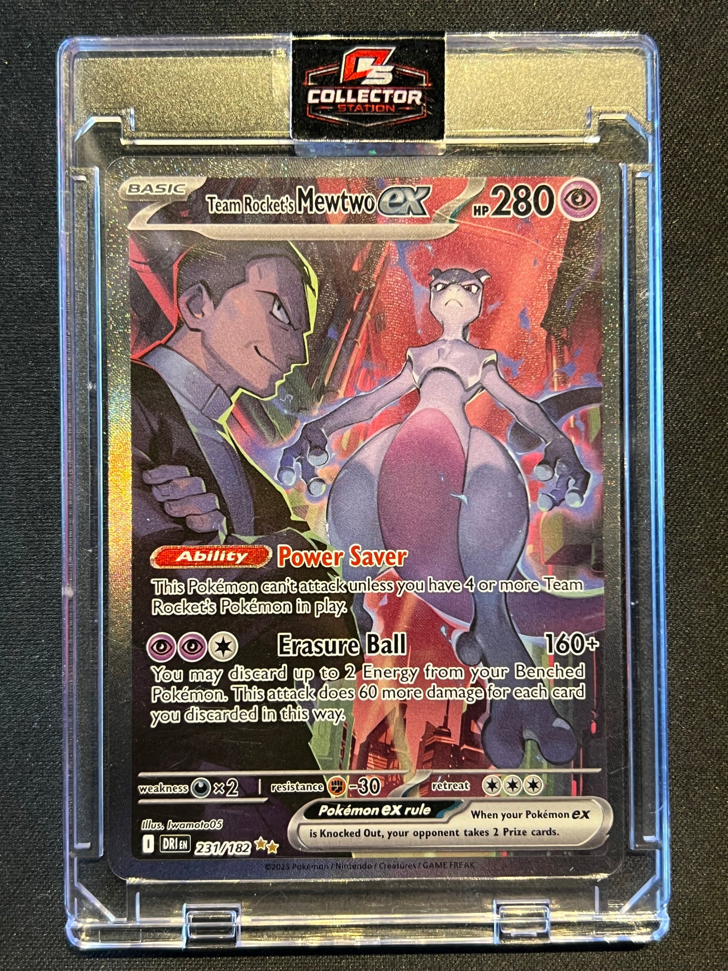 Team Rocket's Mewtwo ex - 231/182 - SV10: Destined Rivals (DRI)