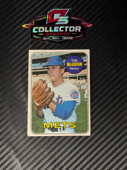 1969 Topps Tug McGraw #601 New York Mets
