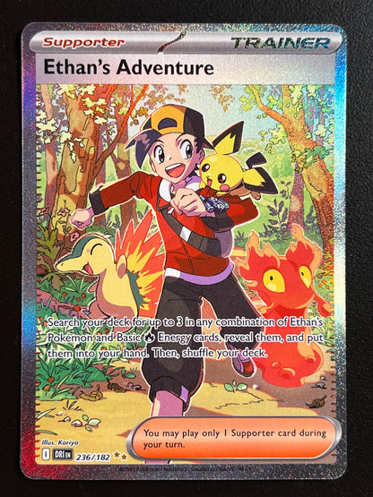 Ethan's Adventure - 236/182 - SV10: Destined Rivals (DRI) NM Pokemon