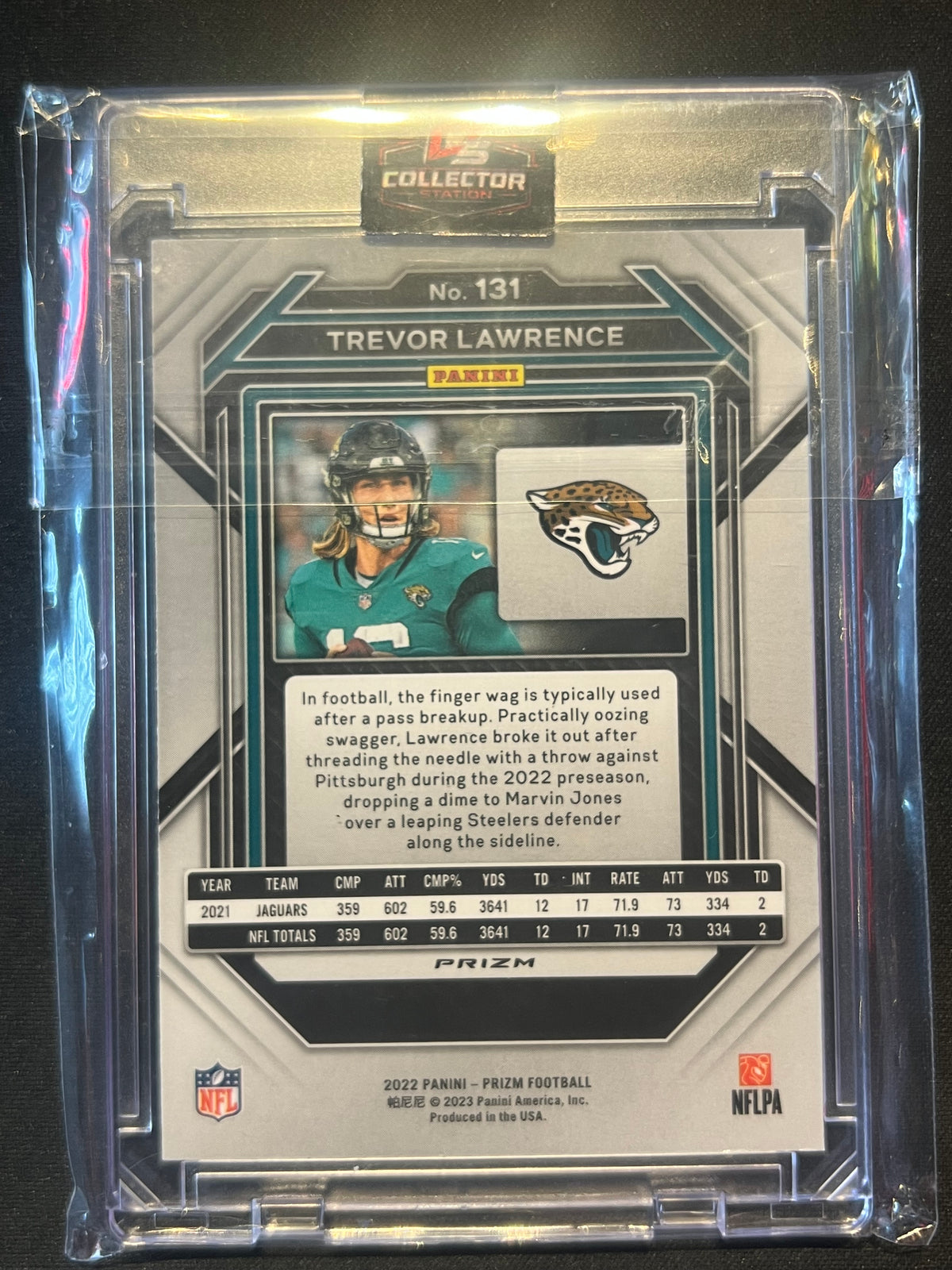 2022 Panini Prizm Red Black Checkerboard Trevor Lawrence #131