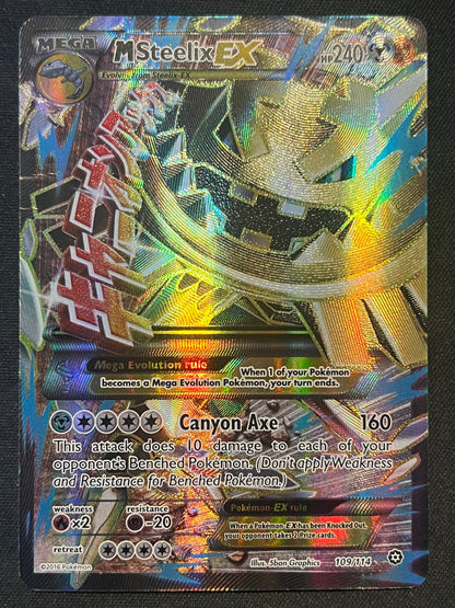 M Steelix EX (Full Art) - XY - Steam Siege (STS) LP Pokemon