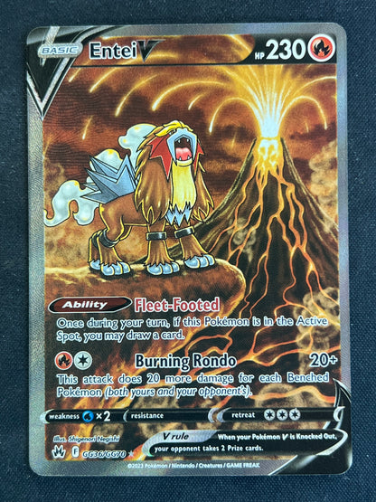 Entei V - SWSH: Crown Zenith: Galarian Gallery (CRZ:GG) NM Pokemon