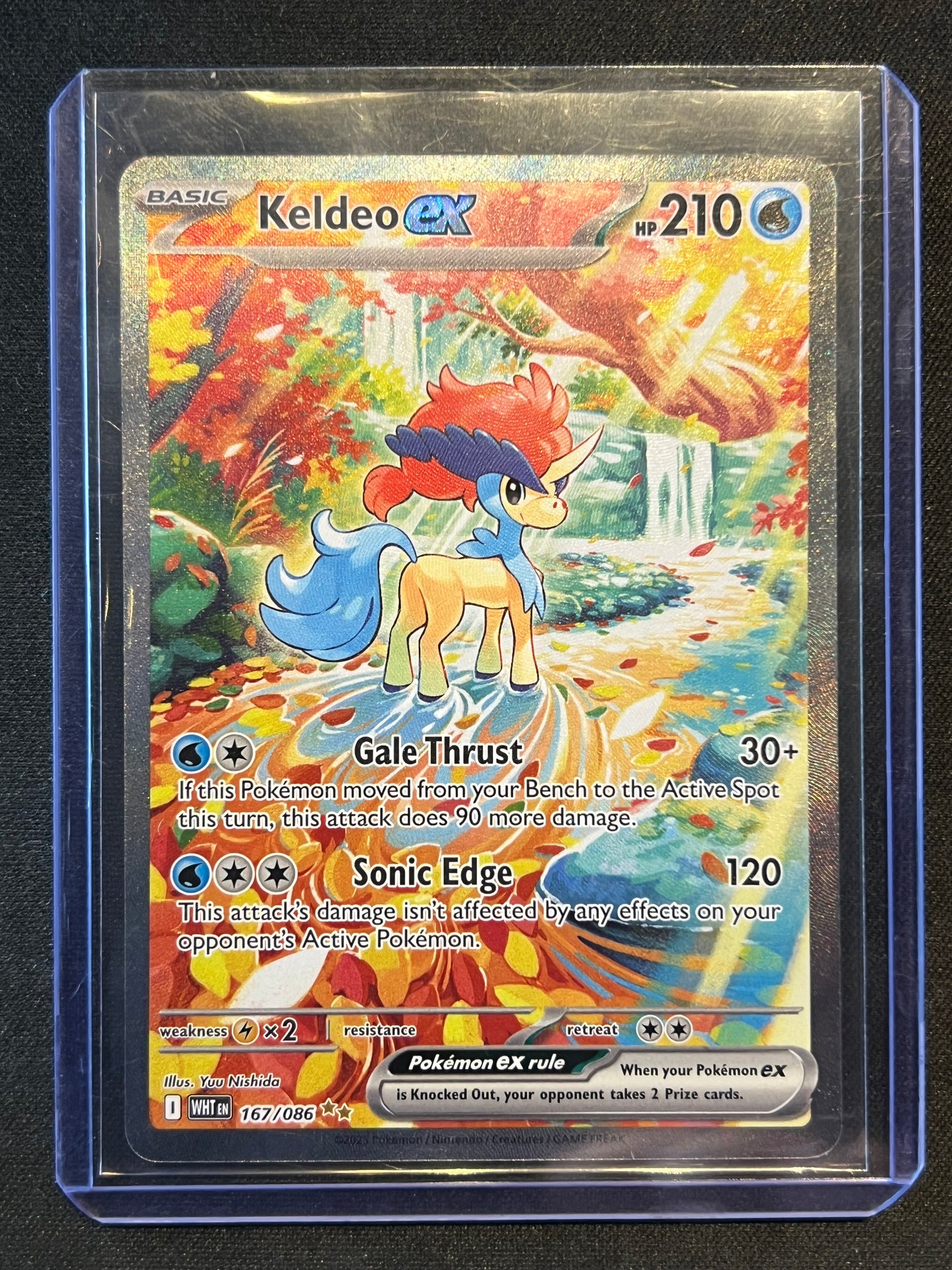 Keldeo ex - 167/086 - SV: White Flare (WHT) Pokemon