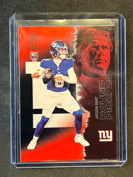 2025 Topps Signature Jaxson Dart Red & Black #106