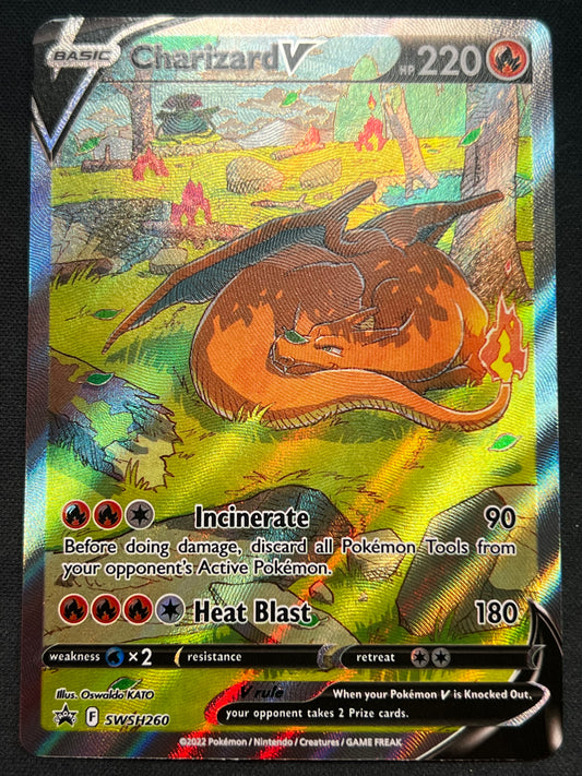 Charizard V - SWSH260 - SWSH: Sword & Shield Promo Cards (SWSD) Pokemon