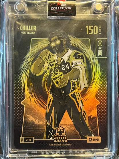 2026 Bo Jackson Battle Arena Chiller First Edition Super 1/1 Battle Foil #SF-118