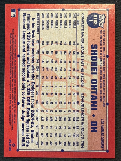 2026 Topps Series 2 Shohei Ohtani Crackle Foil #91B2-1 Dodgers
