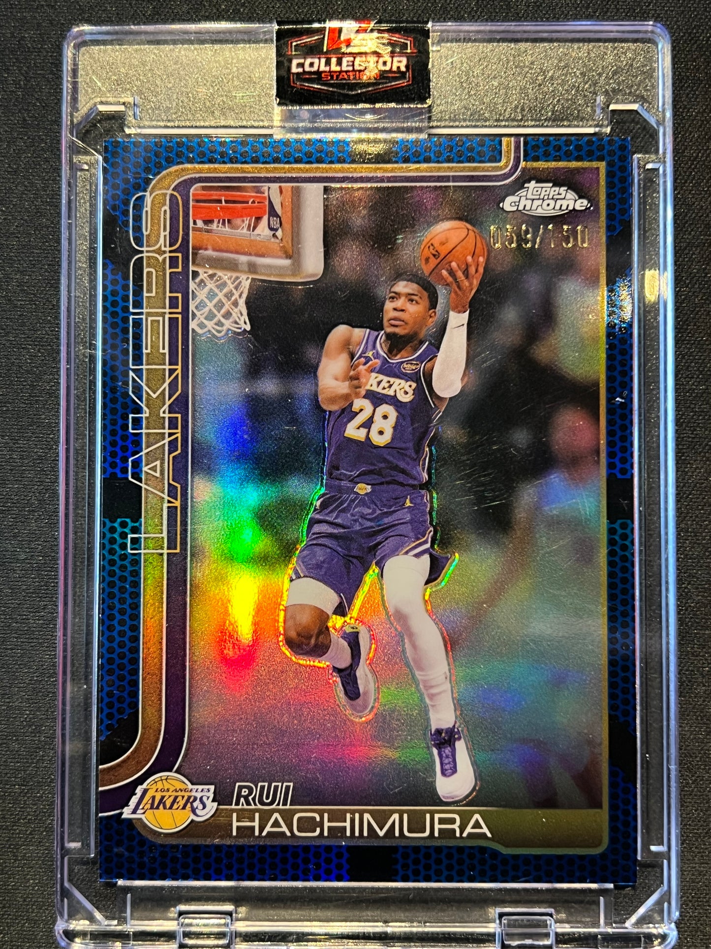 2025-26 Topps Chrome Update - Rui Hachimura #107 Blue Refractor /150