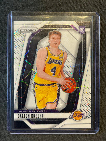 2024-25 Panini Prizm - Dalton Knecht #238 White Lazer Prizm 001/275 (RC)