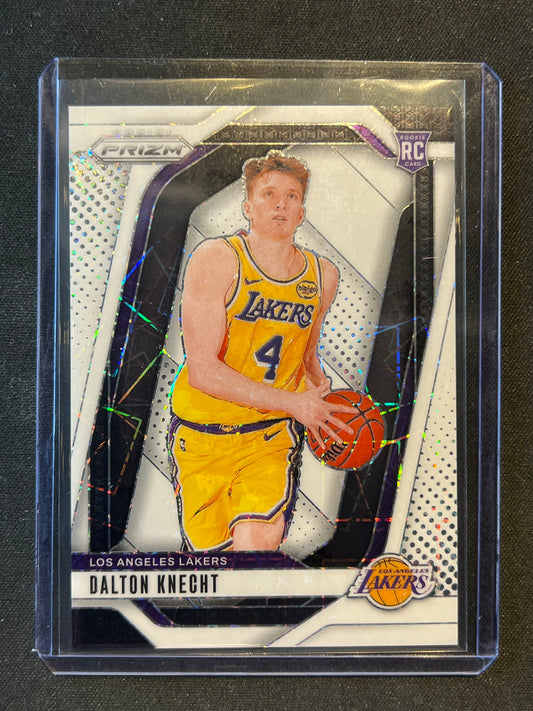2024-25 Panini Prizm - Dalton Knecht #238 White Lazer Prizm 001/275 (RC)