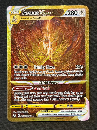 Arceus VSTAR (Secret) - SWSH: Crown Zenith: Galarian Gallery (CRZ:GG) NM Pokemon