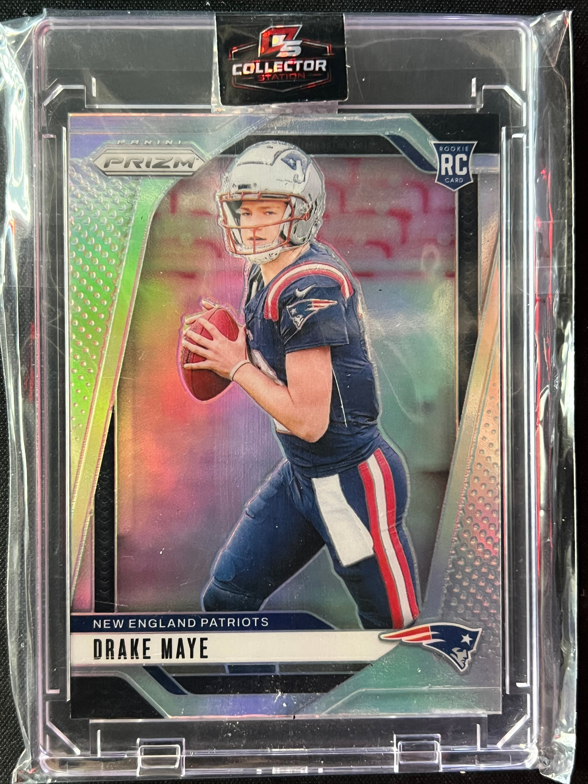 2024 Panini Prizm - Rookie Drake Maye #329 Silver Prizm (RC)