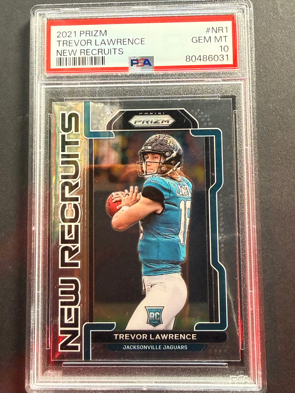 2021 Panini Prizm - New Recruits Trevor Lawrence #NR-1 (RC) PSA 10