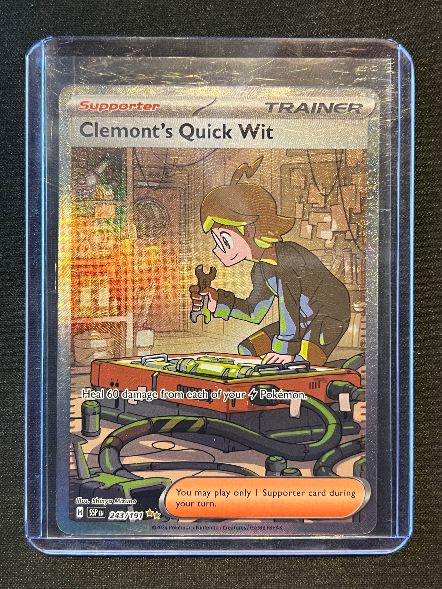 Clemont's Quick Wit - 243/191 - SV08: Surging Sparks (SSP)