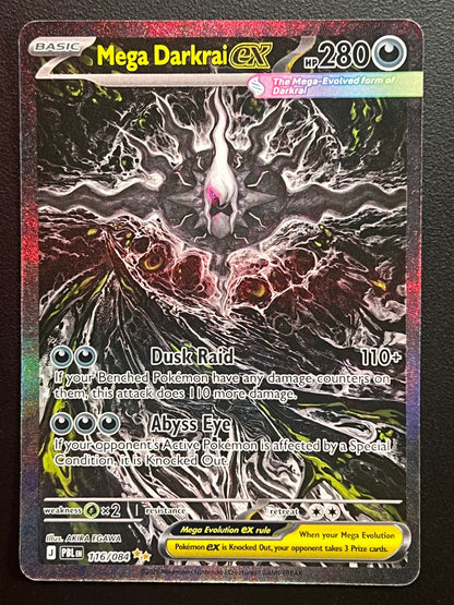Mega Darkrai ex - 116/084 - ME05: Pitch Black (PBL) Pokemon