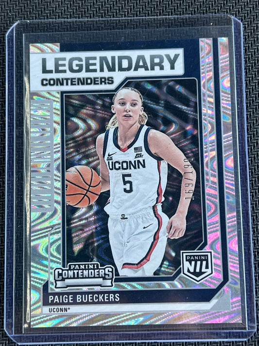 2024-25 Panini NIL Connecticut Huskies #50 Paige Bueckers Swirl #/199