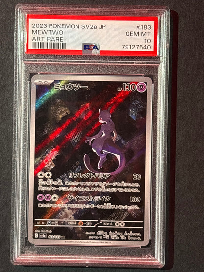 Mewtwo - 183/165 - SV2a: Pokemon Card 151 (SV2a) PSA 10