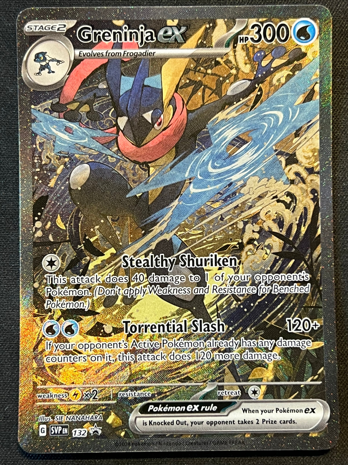 Greninja ex - 132 - SV: Scarlet & Violet Promo Cards (SVP) NM Pokemon