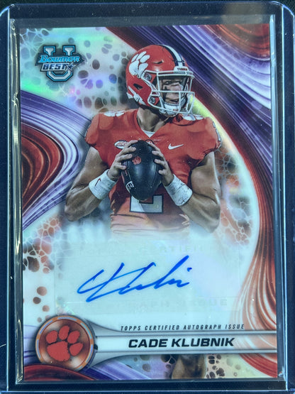 2024 Bowman University Best - Best of 2024 Autographs Cade Klubnik #BOA-CK Clemson