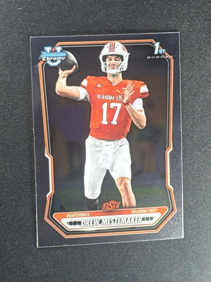 2026 Bowman Football Chrome Drew Mestemaker 1st Bowman
