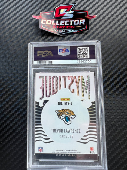 Panini 2021 Illusions Mystique Pink Trevor Lawrence #MY-1 RC