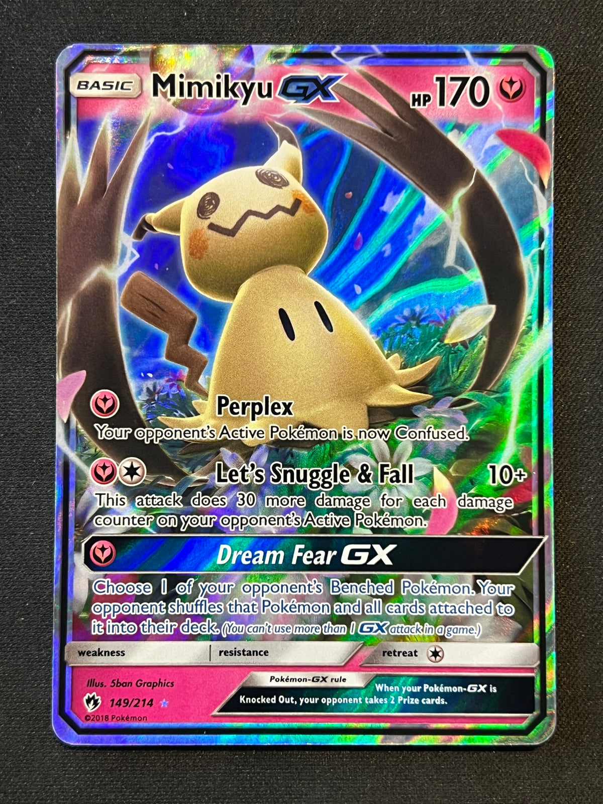 Mimikyu GX - SM - Lost Thunder (SM8) MP Pokemon