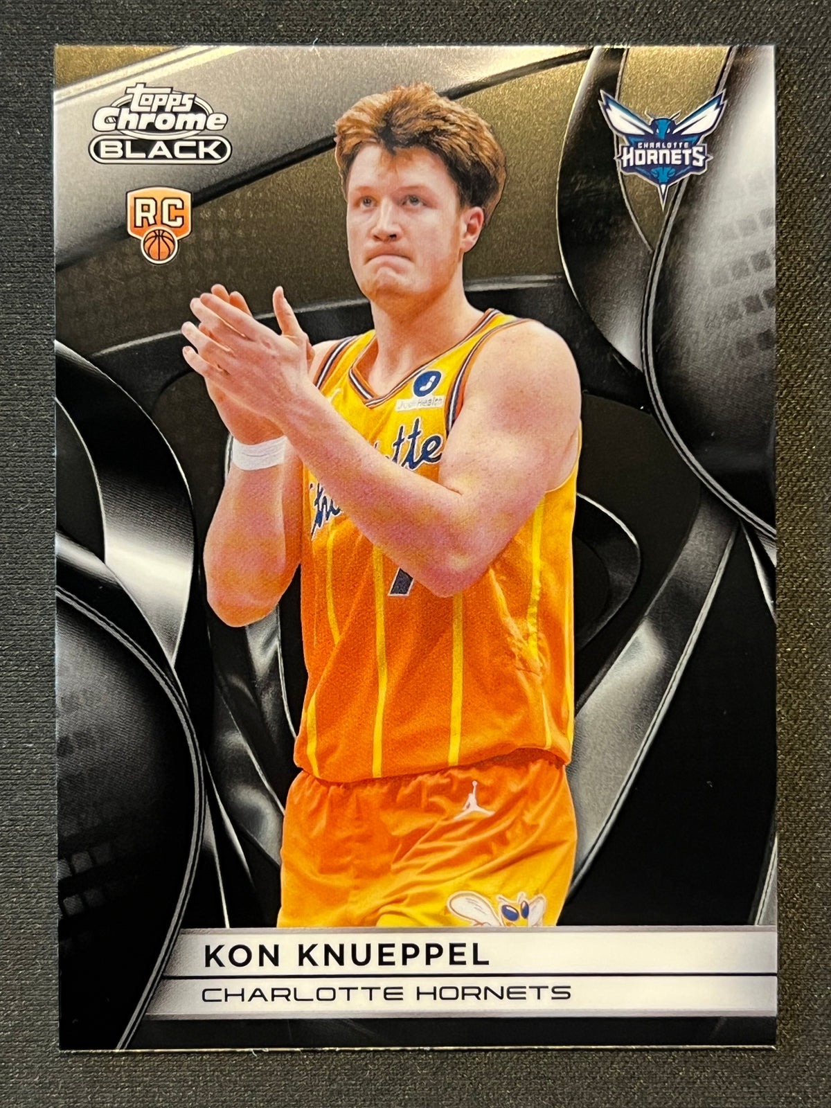 2025-26 Topps Chrome Black Kon Knueppel #106 RC Rookie