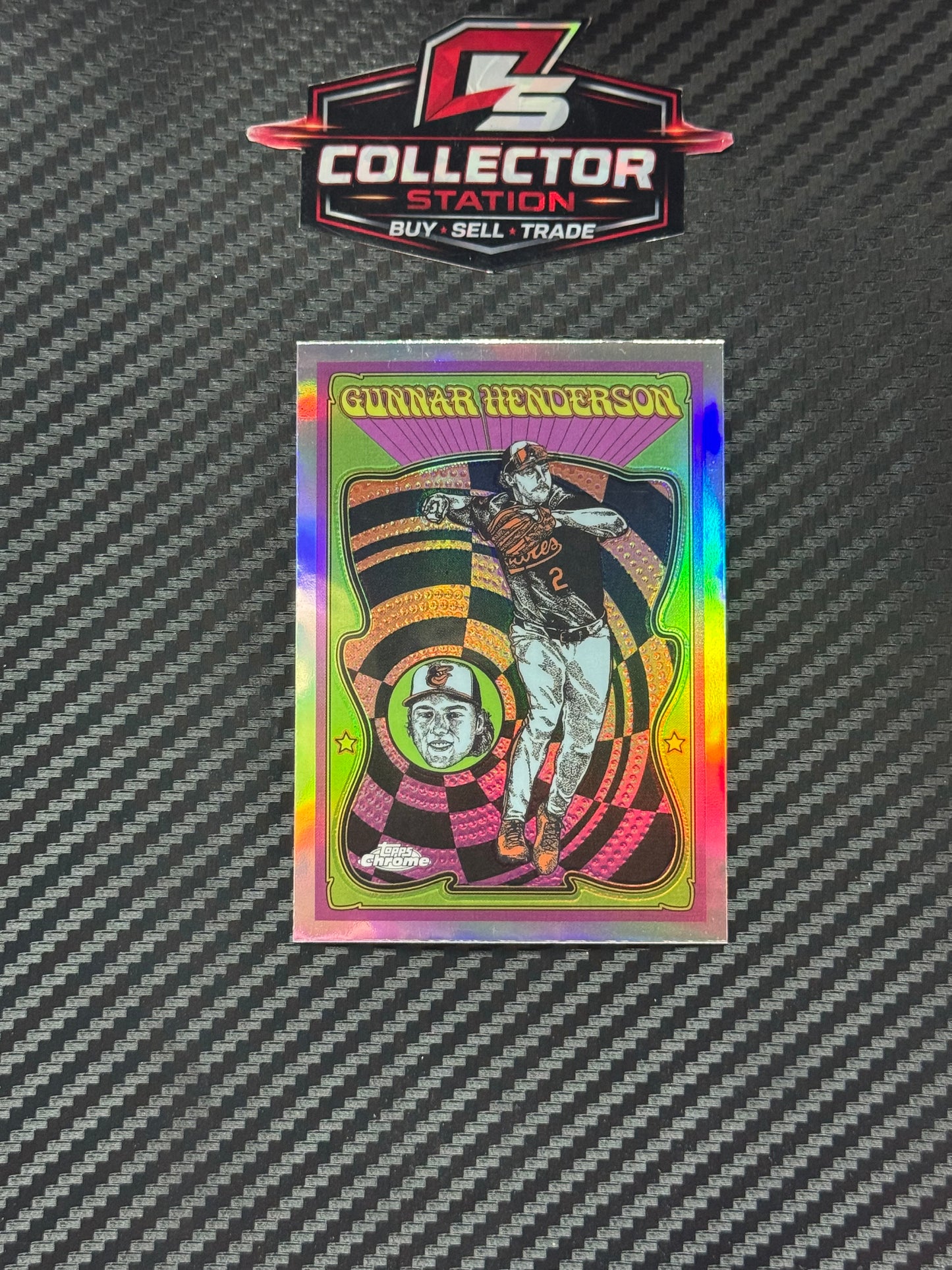 2025 Topps Chrome Gunnar Henderson Ultra Violet All-Stars SSP #UV-5 Orioles