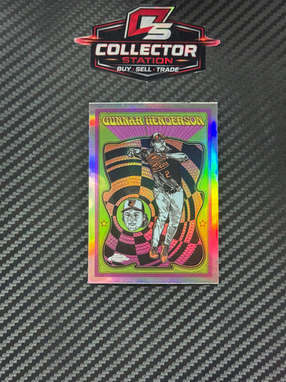 2025 Topps Chrome Gunnar Henderson Ultra Violet All-Stars SSP #UV-5 Orioles