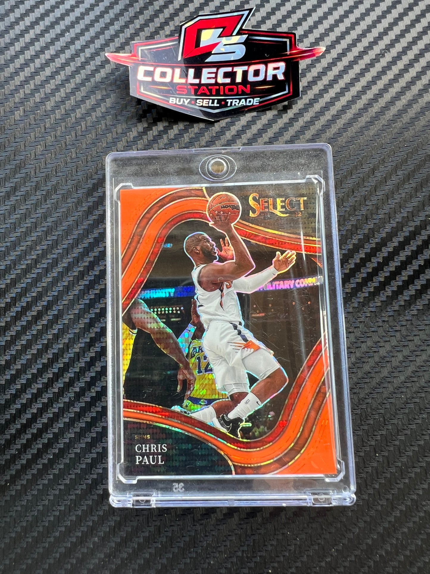 Panini 2021-22’ Select Courtside Neon Orange Pulsar /15 #230
