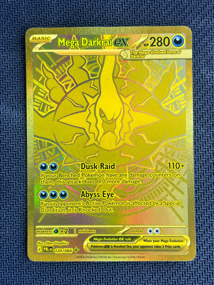 Mega Darkrai ex - 120/084 - ME05: Pitch Black (PBL) NM Pokemon