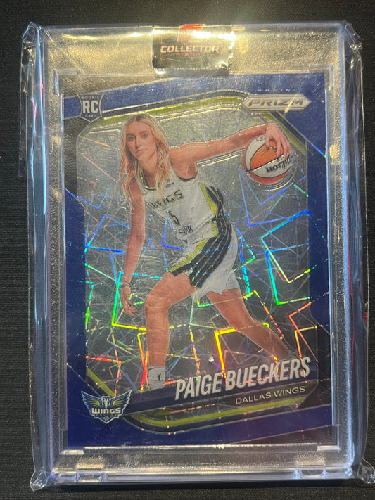 2025 Panini Prizm WNBA - Rookie Variation Paige Bueckers #147 Blue Velocity