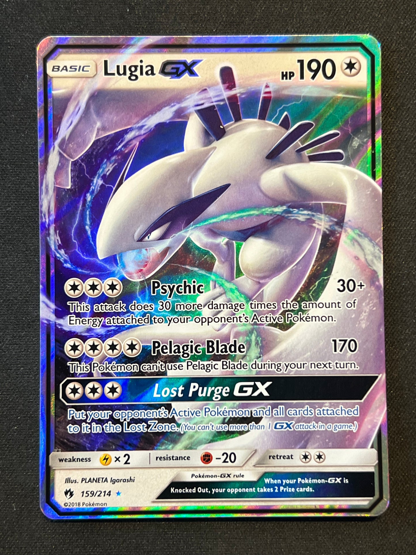 Lugia GX - SM - Lost Thunder (SM8) LP Pokemon