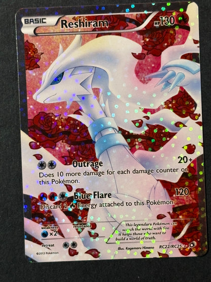 Reshiram (Full Art) - Legendary Treasures: Radiant Collection (LTR) (Moderately Played)