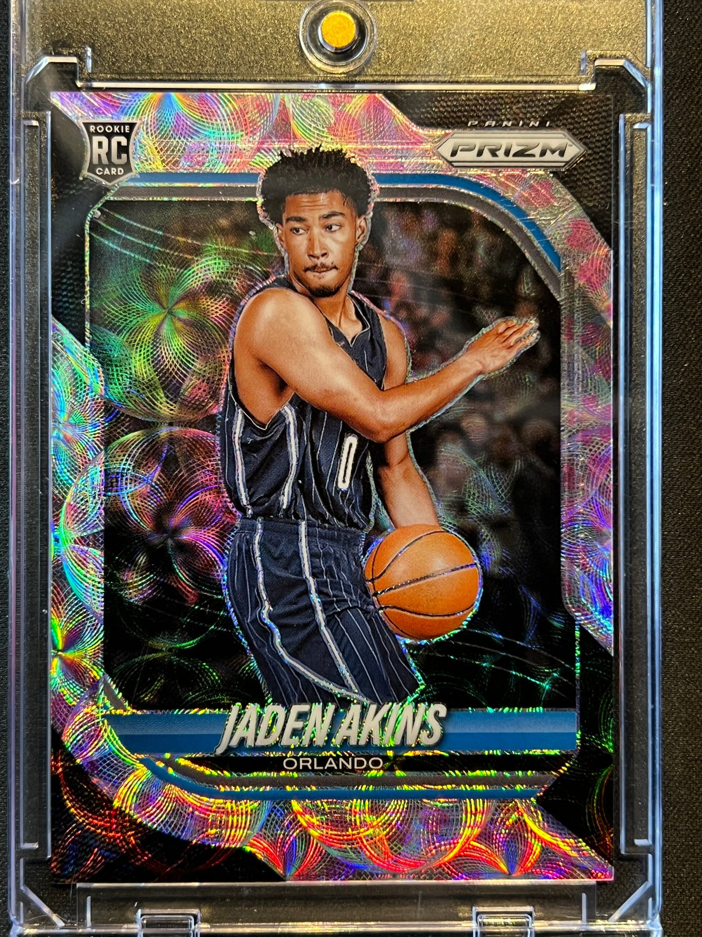 2025-26 Panini Prizm Jaden Akins Cherry Blossom Scope Prizm /20 #57 (RC)