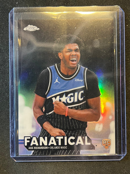 2025-26 Topps Chrome Update FANATICAL Jase Richardson #FAN-24