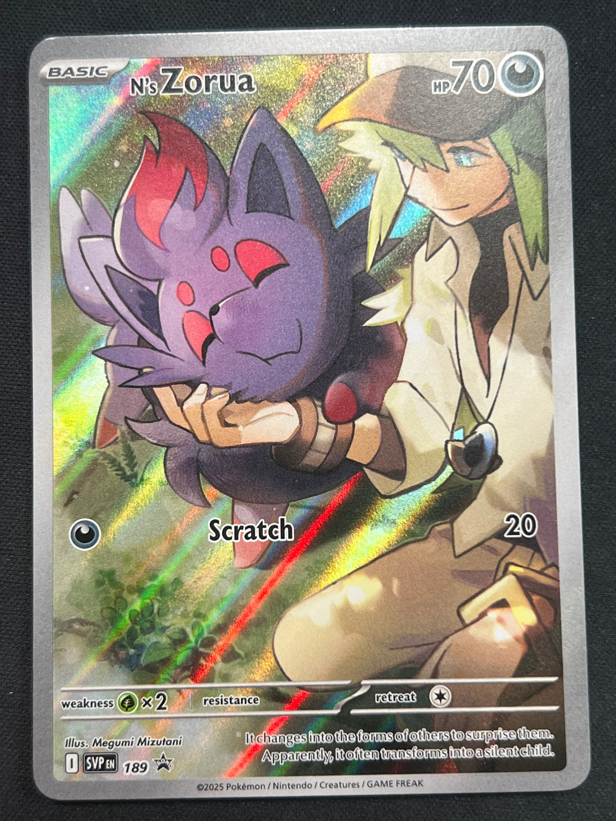 N's Zorua - 189 - SV: Scarlet & Violet Promo Cards (SVP) Pokemon