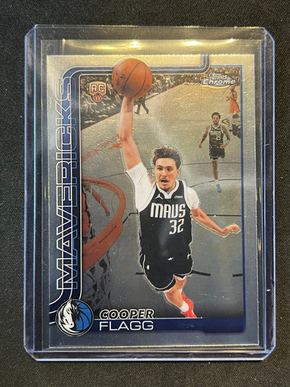 2025-26 Topps Chrome Update Basketball Cooper Flagg RC #151-Dallas Mavericks