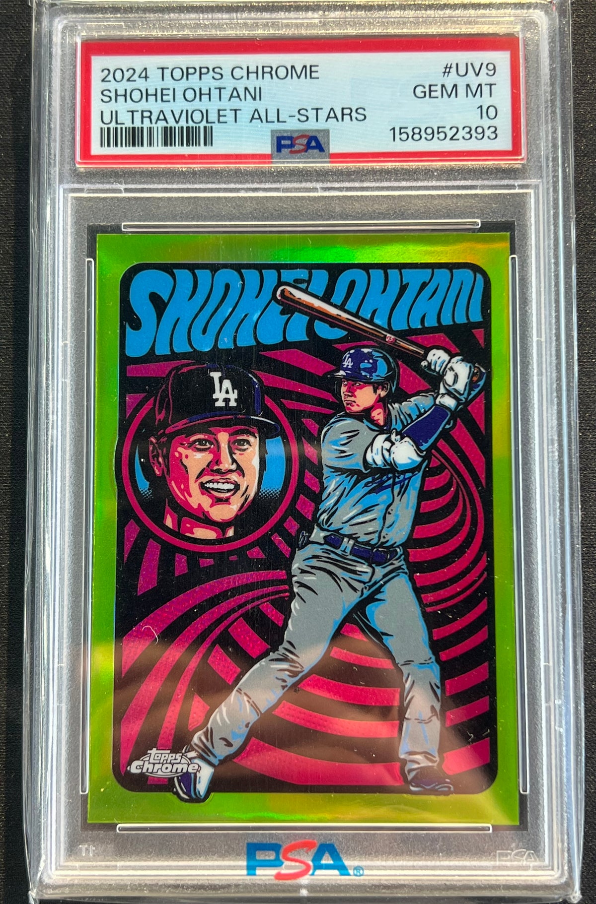 2024 Topps Chrome #UV9 Shohei Ohtani Ultraviolet All-Stars PSA 10